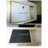 ราคา เซ็ทป้ายกระดานตั้งพื้น 2 หน้า กระดานไวท์บอร์ด และกระดานดำ Set Whiteboard & Blackboard (12643911578)