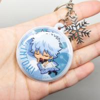 ราคา [พร้อมส่ง] Gintama Gintoki Sakata starp Keychain กินทามะ คุณกิน พวงกุญแจยางนิ่ม (42973564486)