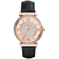 ราคา นาฬิกาข้อมือผู้หญิง Catlin Rose Crystal คริสตัล Michael Kors สีดำดู MK2376 (5043927712)