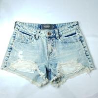 ราคา กางเกงยีนส์ฟอกซีดขาสั้น CC Double O (6114247089)