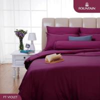 ราคา Fountain ชุดผ้าปูที่นอน สีพื้น สีม่วง VIOLET FTVIOLET (11339879168)