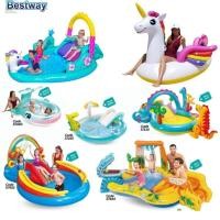 ราคา สระใหญ่ ➕ผ้าคลุม สระน้ำสวนน้ำหรรษาไดโนเสาร์/INTEXสระน้ำสไลเดอร์ ฟัน แอนด์ ฟรุ๊ตตี้ สระสไลเดอร์แฟนซี (3127583692)