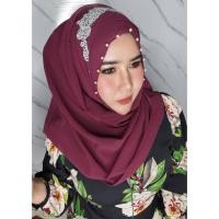 ราคา S004 ผ้าคลุมฮิญาบสำเร็จสองหน้า (6027140469)