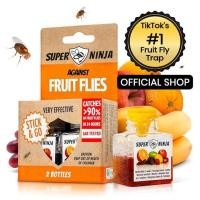 ราคา ซุปเปอร์นินจาผลไม้ดักแมลงวัน-จับที่มีประสิทธิภาพมากสําหรับเคาน์เตอร์ครัวและถังขยะ-เหยื่อของเหลวธรรมชาติ-ปลอดภัยสําหรับเด็กและสัตว์เลี้ยง-2ขวด-3สัปดาห์ป้องกัน-ปร (49953182359)