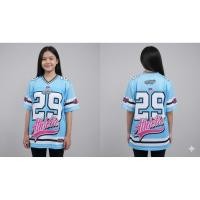 ราคา หมายเลขสตรีทแวร์ เสื้อยืดเจอร์ซีย์สําหรับวัยรุ่นหญิงอายุ 10-14 ปี (49956204869)