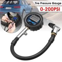 ราคา เกจวัดลมยาง ดิจิตอล อย่างดี ที่วัดลมยาง 0-200 PSI เกจ์วัดลมยาง เครื่องวัดลมยาง อเนกประสงค์ พร้อมแบตเตอรี่ (18401097490)
