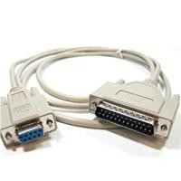 ราคา สาย Parallel Cable DB25 ตัวผู้ To DB9 ตัวเมีย ยาว1.5M DB25PM MALE TO DB9PF FEMALE SERIAL CABLE . (25783350281)