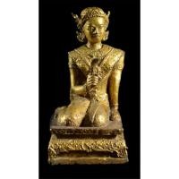 ราคา พระแม่นางกวัก​ ยุครัตนะ​โกสินทร์​ เนื้อ​สำริด​ หน้าตัก​3​นิ้ว (5759278101)