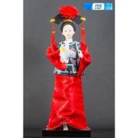 ราคา ตุ๊กตาสาวจีนสวมชุดโบราณ สูง12นิ้ว(30cm.)ถือผ้าเช็ดหน้า ของสะสม Chinese Traditional Doll Handcraft Handmade Ancient China (25767582302)