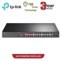ราคา TP-Link 24-Port 10/100Mbps + 2-Port Gigabit Unmanaged PoE+ Switch (TL-SL1226P) (50103180551)