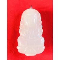 ราคา จี้หยกขาวพม่า แกะสลักรูปพระพุทธเจ้าหรือพระยูไล ทั้ง 2 ด้าน ขนาด2.5*4ซม. (6647229151)