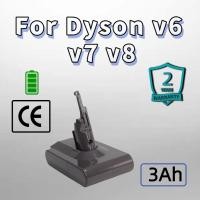 ราคา แบตเตอรี่ 3Ah 21.6V สำหรับ Dyson V6 เครื่องดูดฝุ่น รับประกัน 2 ปี (51604094467)