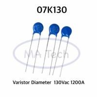 ราคา 07K130 Varistor diameter 7mm 130Vac(rms) 1200A วาริสเตอร์ 07k130 Varistor diameter 7mm,130Vac(rms),1200A (27393201927)