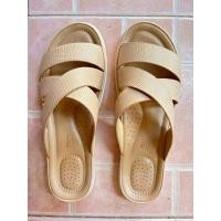 ราคา ‼️ส่งต่อ‼️ รองเท้าบาจา bata comfit สีเบจ เบอร์ 5 UK รองเท้าเพื่อสุขภาพ รองเท้าแบรนด์แท้มือสอง (26723294052)