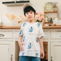 ราคา Chelsee เสื้อยืดคอกลม เด็กผู้ชาย แขนสั้น ลายนก ผ้า 100%Cotton อายุ 1.5-10 ปี เสื้อผ้าเด็กโต รุ่น 128116 (27325694888)