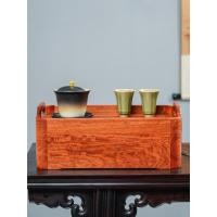 ราคา ถาดผลไม้/ถาดชาไม้เนื้อแข็ง Burmese Padauk 2 ชั้น สไตล์จีนใหม่ | สำหรับเก็บของแห้ง/ชุดน้ำชา (57104643329)