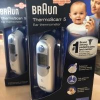ราคา ใหม่ แท้ % Braun ThermoScan5 Ear Thermometer ปรอทวัดไข้ดิจิตอล (350352285)