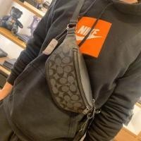 ราคา Coach F84711 Warren Mini Belt Bag In Signature Canvas กระเป๋าคาดอก