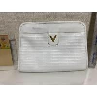 ราคา กระเป๋าหนัง Mario Valentino ทรงคลัชท์ ของแท้ สภาพ95% ตำหนิตามในภาพ กระเป๋าหนังแท้ (24731283497)