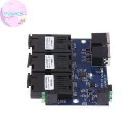 ราคา MyriadU 3F2E Fast Ethernet Converter 20KM Ethernet Fiber Optical Media Converter Single Mode 2 RJ45 3 พอร์ตไฟเบอร์ TH (43667887006)