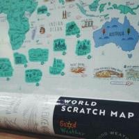 ราคา World Scratch Map แผนที่ขูดได้ (117928501)