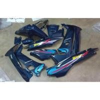 ราคา wave100 เวฟ110 ไฟหน้าตาคู่ (ชุดยกคัน13ชิ้น) สีเขียวล้วน กาบรถ ชุดสี แฟริ่ง เฟรมรถ (11072826966)