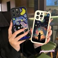 ราคา จัดส่งจากประเทศไทย แมวดำตัวเล็กสองตัวใต้ท้องฟ้าที่เต็มไปด้วยดวงดาว for OPPO A7 A5s A12 A11K F1 (42567445746)