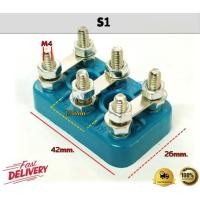 ราคา เทอร์มินอลมอเตอร์ S1 (26 มิล x 42 มิล) Terminal มอเตอร์อุตสาหกรรม สะพานไฟในมอเตอร์ (29504644922)