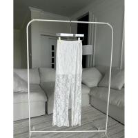 ราคา ส่งต่อ กางเกงขายาวลูกไม้ ซีทรู สีขาว ป้าย Promthong ใส่หนึ่งครั้ง (26089286880)