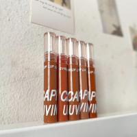 ราคา Cappuvini ลิปกลอส สีส้มอิฐ ฉ่ำ วาววับ สีสวยน่ารัก (21489579971)