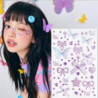 ราคา แบรนด์ Glitter Eye Shadow สีวาว พร้อม 3D Butterfly Sticker สำหรับ Stage Party DIY แต่งหน้าและผม ใช้งานง่าย ไม่ต้องใช้กาว (43369669314)