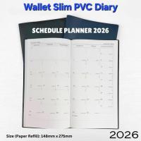 ราคา 2026 Diary Slim Wallet Schedule Planner PVC Soft Cover (28843040012)