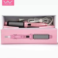 ราคา Vivid & Vogue หวีแกนร้อน 3 in 1 สีชมพูกลอซซี่✨ (435880659)