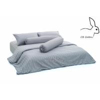ราคา CB Cotton ชุดผ้าปูที่นอน 700เส้น Peninsula Collection ขนาด 5 ฟุต 8 ชิ้น - GRAY (1137817652)