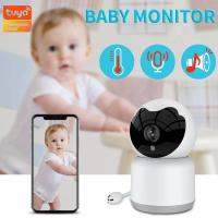 ราคา Tuya Smart Baby Monitor 1080P HD พร้อมอุณหภูมิและความชื้นเล่น Lullaby ระยะไกลเสียงสองทางทารก Nanny กล้องวิดีโอ (51802954718)