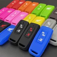 ราคา ปลอกกุญแจรถ Pcx160 Adv350 Giorno ซิลิโคนรีโมทPCX160 ปี2021- 2022 ซิลิโคนกุญแจ Pcx 160 / Pcx 2021-2023 เคสกุญแจ รีโมท (27057360145)