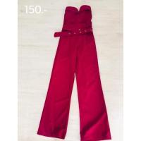 ราคา จั้มเกาะอก ขายาวสีแดง (17773316019)