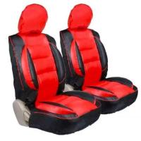 ราคา ชุดหุ้มเบาะรถยนต์แบบสวมทับ ขนาดFree Size ชุดคู่หน้า *สีแดง-ดำ* (Sofia Carshop) (5362663192)