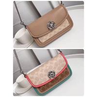 ราคา Coach Parker Crossbody In Blocked Signature Canvas (9460917888)