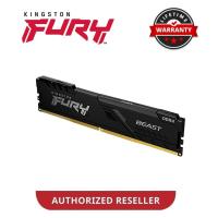 ราคา Kingston Fury Beast 8 GB 2666 MHz DDR4 CL16 หน่วยความจําเดสก์ท็อปโมดูลเดี่ยว KF426C16BB/8 (45553199463)