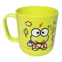 ราคา Cup Mug Keropii Sanrio แก้วมัคกบเคโระสีเขียว ลายการ์ตูนซานริโอ แก้วน้ำพลาสติกมีหูจับ (3956541313)