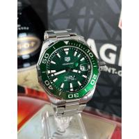 ราคา Tag Heuer Aquaracer Auto Calibre5 Green Dial Ref. WAY201S-0 (28826569808)
