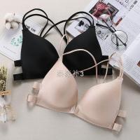 ราคา ✵▨☂Angle Bra (N099) พร้อมส่ง!!! ราคาส่ง ตั้งแต่ตัวแรกบราไร้ขอบ ไร้โครง ตะขอหน้า สายไขว้ (9893788172)