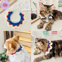 ราคา HandmadeAnny ปลอกคอถักไหมพรม สำหรับน้องหมา น้องแมวพันธุ์ตัวเล็ก มีหลายแบบ พร้อมส่ง (19986176146)