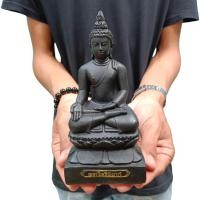 ราคา สมเด็จพระไพรีพินาศ พระประธานประจำวัดบวรนิเวศวิหาร เนื้อเรซิ่น สีดำ หน้าตัก 5 นิ้ว สูง 10 นิ้ว รุ่นนี้เด่นเรื่องศัตรูพ้าย (17689824164)