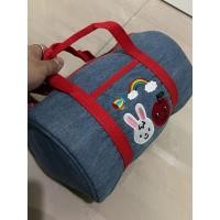 ราคา กระเป๋ายีนส์ทรงหมอนใบกระทัดรัดมือสอง (56153281589)