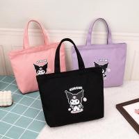 ราคา SANRIO KUROMI กระเป๋าสะพายขนาดเล็ก พิมพ์ลายการ์ตูน สำหรับเด็กผู้หญิงและผู้ใหญ่ (27139383609)