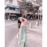 ราคา ZARA เดรสสาย ซาร่า - แมกซี่ไหมคุณภาพสูง (43008819117)