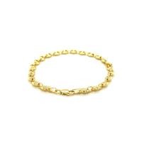 ราคา Nathalias NY สร้อยข้อมือทอง 14k Puffed Mariner Bracelet in 14k Yellow Gold (4.70 mm) 47904 (24138784906)