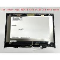 ราคา 14.0 "LCD สําหรับ Lenovo โยคะ 520-14IKB Flex 5-1470 80X8 80YM 80XA 81C8 81C9 จอแสดงผล LED Touch Screen Digitizer Assembly กรอบ (41910083310)